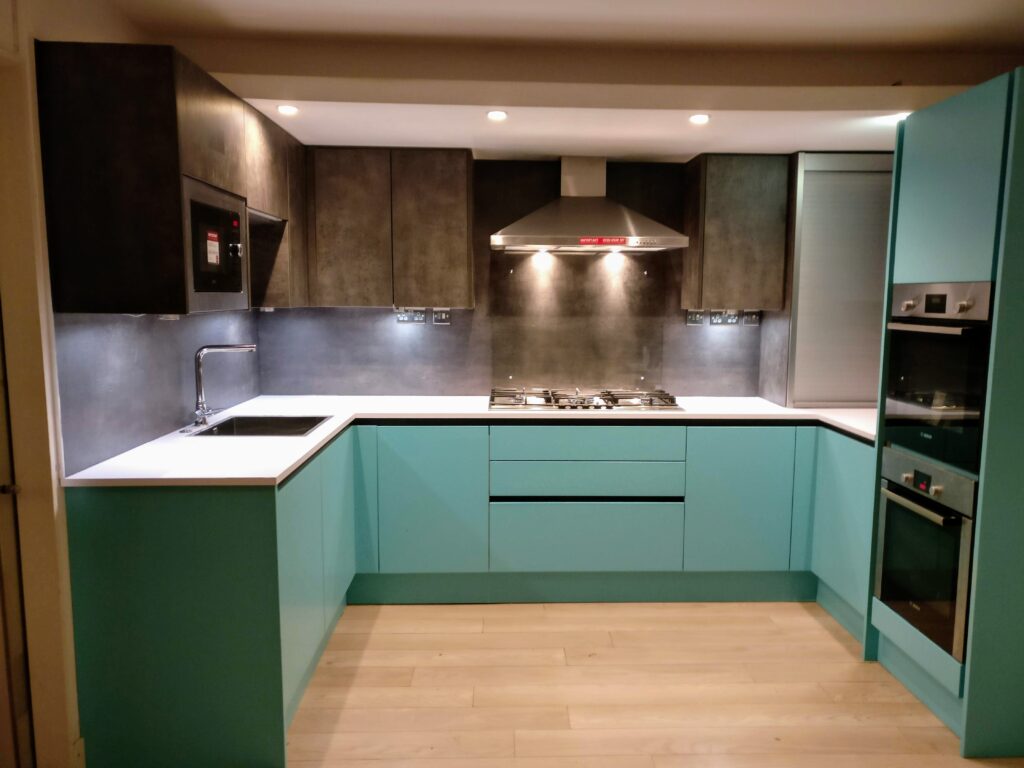 Wren Turquoise Kitchen